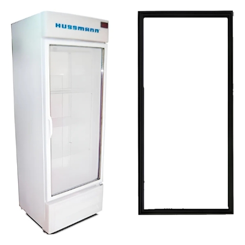 Gaxeta (Borracha) para cervejeira Hussmann com porta de vidro