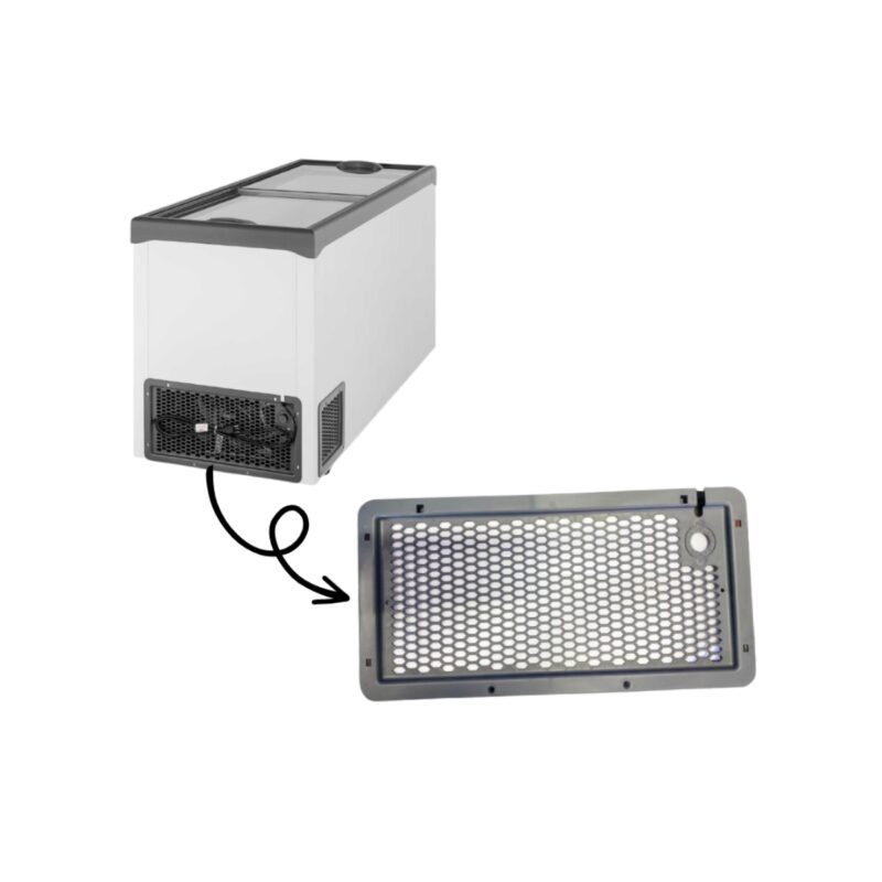 Grade Proteção Motor Freezer Horizontal Gelopar