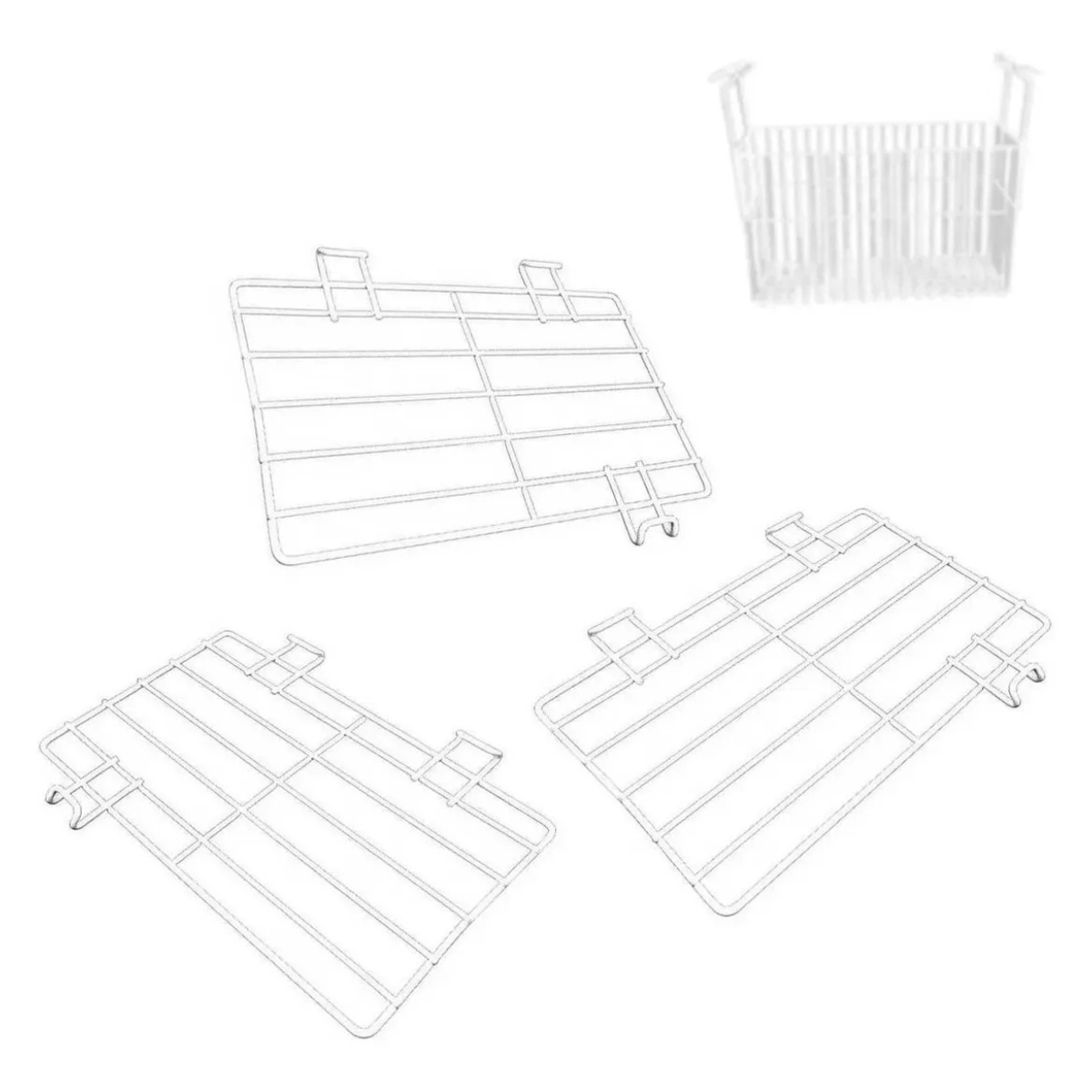 Kit 12 separadores para cesto de picolé - Imagem 2