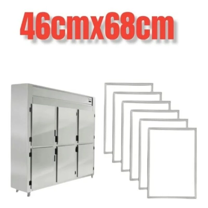 kit c/6 Gaxeta Borracha para expositor GELOPAR