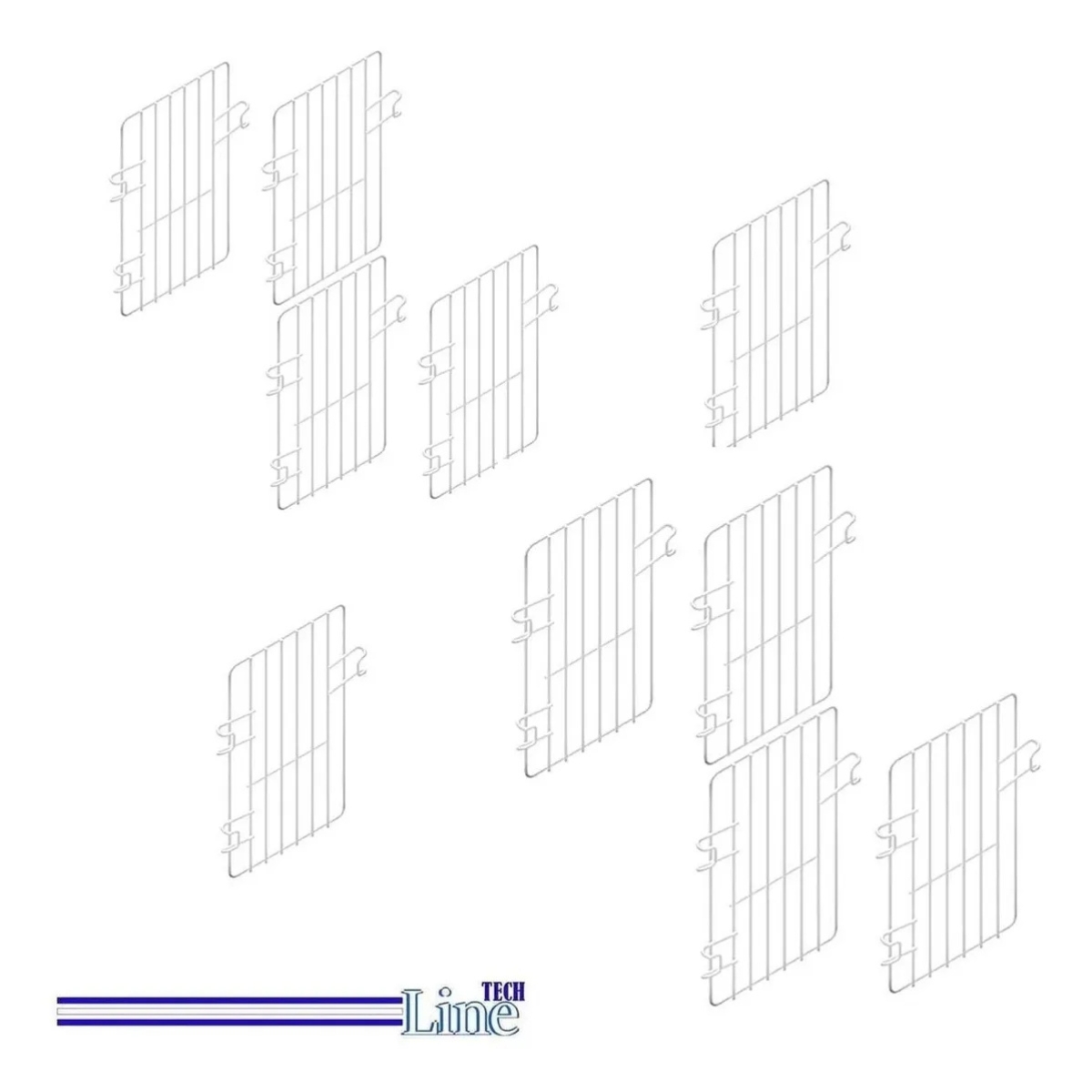 Kit 12 separadores para cesto de picolé - Imagem 3