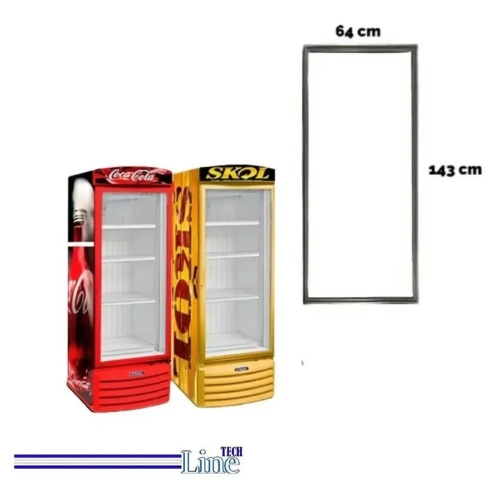 Borracha Gaxeta para equipamentos verticais Metalfrio