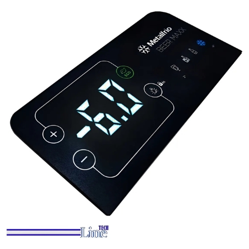 Display controlador Metalfrio da linha de cervejeira Beer Maxx.