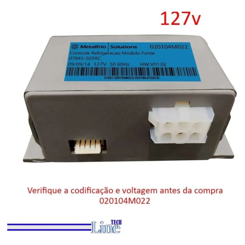 Controle Modulo Fonte Expositora Cervejeira Metalfrio